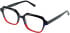 vibe. 03 glasses in Black/Red