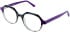 vibe. 04 glasses in Grey/Purple