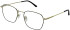 Zenith 120 glasses in Gold/Black