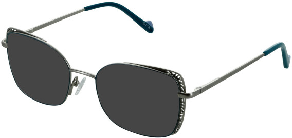 Cameo Jessie sunglasses in Silver/Teal