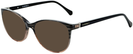LK Bennett 82 sunglasses in Grey/Pink Gradient