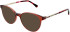 LK Bennett 85 sunglasses in Burgundy