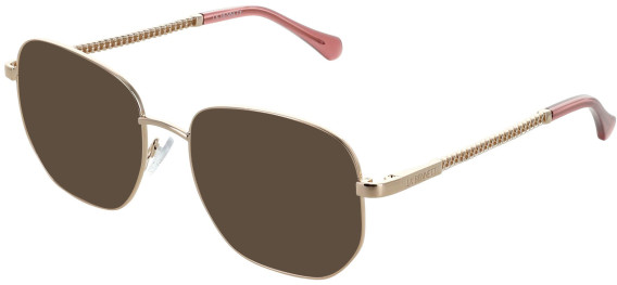 LK Bennett 87 sunglasses in Rose Gold