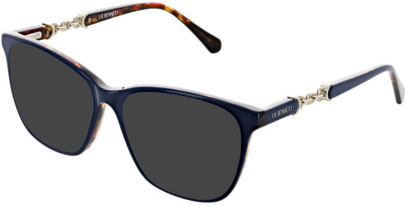 LK Bennett 88 sunglasses in Black/Tort