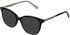 LK Bennett 90 sunglasses in Black