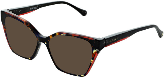 LK Bennett 93 sunglasses in Pink/Blue Tort