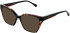 LK Bennett 93 sunglasses in Pink/Blue Tort