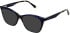 LK Bennett 94 sunglasses in Blue/Blue Tort