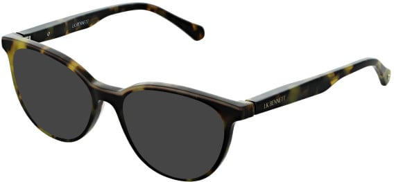 LK Bennett 95 sunglasses in Cream/Tort