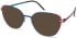 Reykjavik Eyes Edda sunglasses in Blue