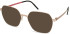 Reykjavik Eyes Emilia sunglasses in Rose Gold