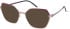 Reykjavik Eyes Maria sunglasses in Burgundy/Taupe