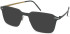 Reykjavik Eyes Ragnar sunglasses in Black/Gold