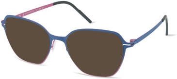 Reykjavik Eyes Rakel sunglasses in Navy/Pink