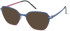 Reykjavik Eyes Rakel sunglasses in Navy/Pink
