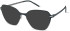 Reykjavik Eyes Rakel sunglasses in Black/Gun