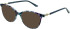 Amore Bianca sunglasses in Teal Multi