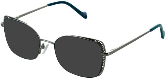 Cameo Jessie sunglasses in Silver/Teal