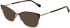 LK Bennett 78 sunglasses in Burgundy