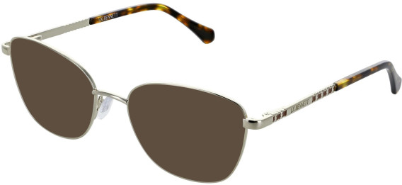 LK Bennett 89 sunglasses in Light Gold
