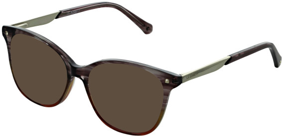LK Bennett 90 sunglasses in Gradient Amber