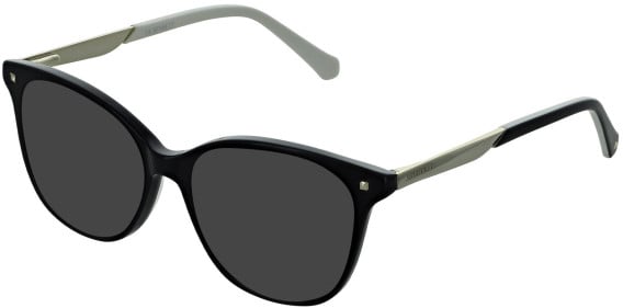 LK Bennett 90 sunglasses in Black