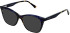 LK Bennett 94 sunglasses in Blue/Blue Tort
