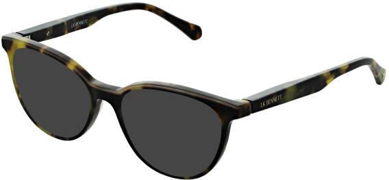 LK Bennett 95 sunglasses in Cream/Tort