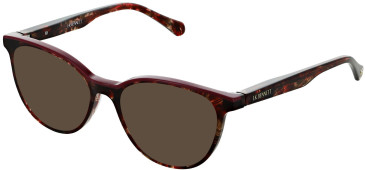 LK Bennett 95 sunglasses in Pink/Red Tort