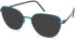 Reykjavik Eyes Edda sunglasses in Teal