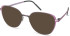Reykjavik Eyes Edda sunglasses in Purple