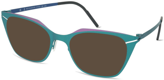 Reykjavik Eyes Harpa sunglasses in Teal