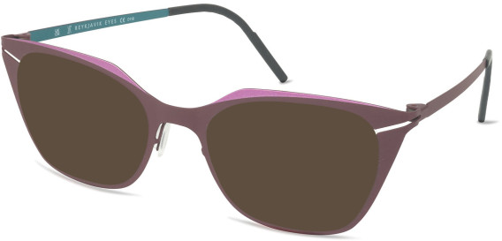 Reykjavik Eyes Harpa sunglasses in Dark Cherry