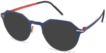 Reykjavik Eyes Jakob sunglasses in Navy/Red