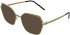 Reykjavik Eyes Maria sunglasses in Nude/Gold