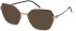Reykjavik Eyes Maria sunglasses in Burgundy/Taupe