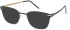 Reykjavik Eyes Mikael sunglasses in Black/Gold