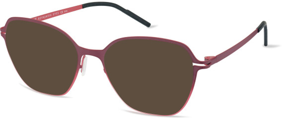 Reykjavik Eyes Rakel sunglasses in Burgundy/Red