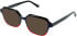 vibe. 03 sunglasses in Black/Red