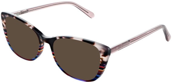 vibe. 10 sunglasses in Pink Tort Multi