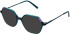 X-Eyes Lite 37 sunglasses in Teal