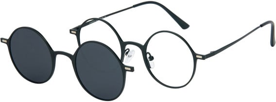 London Club 1159 JUDE glasses in Black/Grey