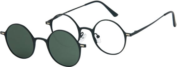 London Club 1159 JUDE glasses in Black/Green