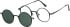 London Club 1159 JUDE glasses in Black/Green