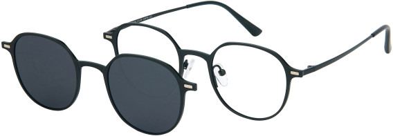 London Club 1158 CAPRI glasses in Black/Grey