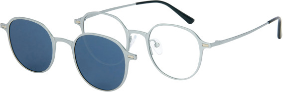 London Club 1158 CAPRI glasses in Silver/Blue