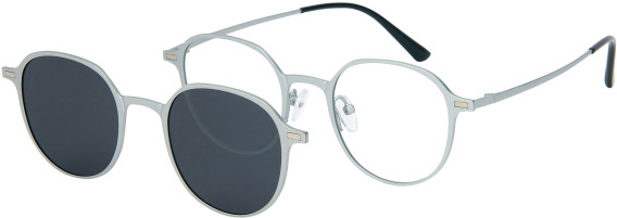 London Club 1158 CAPRI glasses in Silver/Grey
