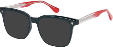 SFE-12025 sunglasses in Black/Red