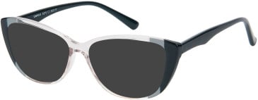 SFE-12029 sunglasses in Clear/Black
