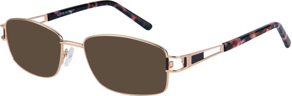 SFE-12020 sunglasses in Rose Gold